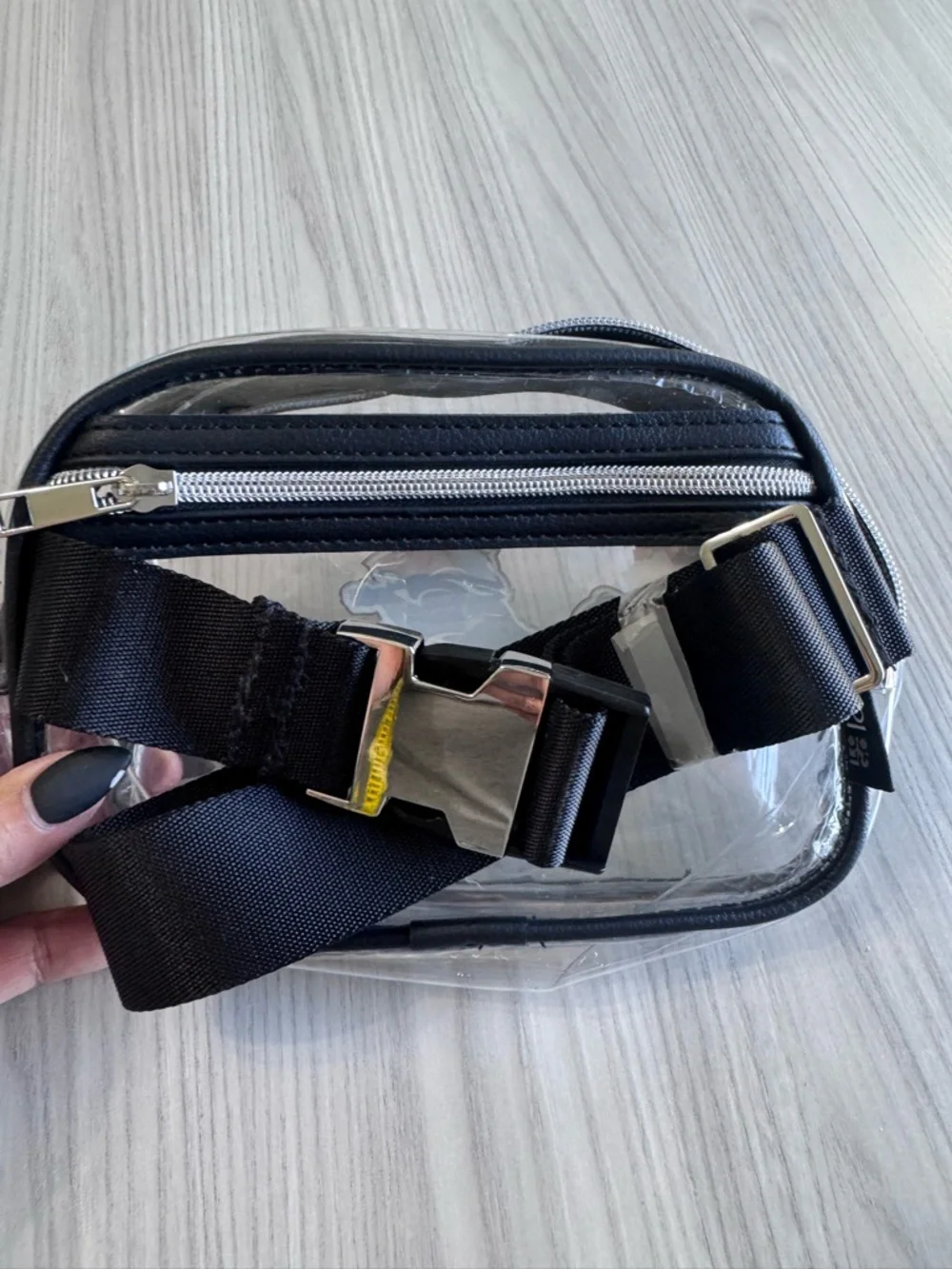 NEW! Clear PVC Detroit Lions Cosmetic Pouch/FANNY PACK